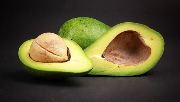 avocados cut in half 