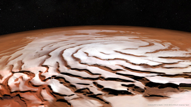 The Spiral North Pole of Mars